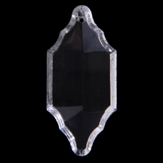 Placa Pingente K9 LDI Cristais® art. 7027 Cristal 76x35mm