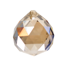 Bola Pingente K9 LDI Cristais® art. 72 Cristal Honey Dourado 30mm