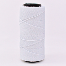 Cordão Encerado 100% Poliester 0080 Branco 04 aprox. 1mm