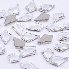 Strass Chaton Losango Kite Preciosa® art. 438 28 220 NO HF Cristal 6,4x4,2mm