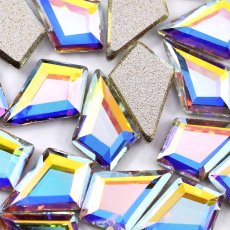 Strass Chaton Losango Kite Preciosa® art. 438 28 220 NO HF Cristal Aurora Boreal 6,4x4,2mm