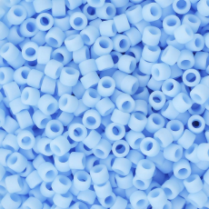 Miçanga Delica Miyuki Light Blue Fosca Mate (DB755) 11/0 = 1,6mm