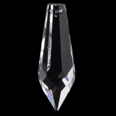 Pirulito Pingente K9 LDI Cristais® art. 32 Cristal 63x21mm=2,5 polegada