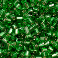 Vidrilho Preciosa® Ornela Verde Transparente (57100) 2x9/0=2,6mm