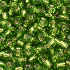 Miçanga Preciosa® Ornela Verde Transparente (57430) 6/0 aprox. 4,1mm