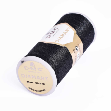 Linha para bordar Diamant DMC Preto (D310)