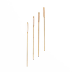 Agulhas para Bordado DMC Banhadas a Ouro 24K 6131/6 40mm
