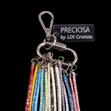 Chaveiro de Vidrilho Perolado 2x9/0=2,6mm Preciosa® Ornela