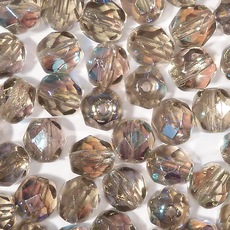 Cristal Preciosa® Ornela Cinza Transparente Aurora Boreal (40010) 3mm