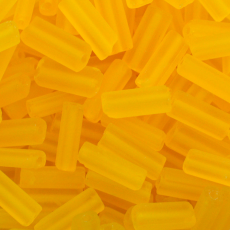 Canutilho Chiclete Preciosa® Ornela Amarelo Mate (80010) 10x3,5mm
