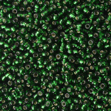 Miçanga Preciosa® Ornela Verde Transparente (57060) 9/0 aprox. 2,6mm