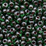 Micanga Preciosa Ornela Bordo e Verde Lined Colorido 51128 90 aprox. 2,6mm