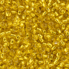 Micanga Preciosa Ornela Amarelo Transparente 87010 90 aprox. 2,6mm