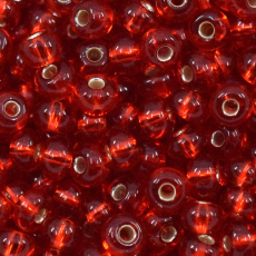 Micanga Preciosa Ornela Vermelho Transparente 97070 50 aprox. 4,6mm