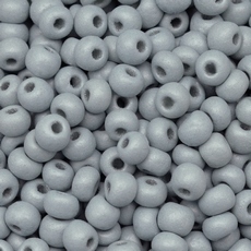 Miçanga Preciosa® Ornela Cinza Pastel Fosco Seda Opaco (26450) 5/0 aprox. 4,6mm