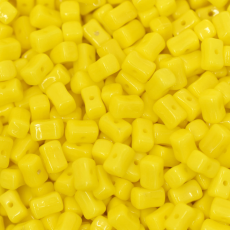 Conta de Vidro Preciosa® Ornela Ossinho Amarelo (83120) 4x6mm