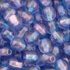 Conta de Porcelana Preciosa® Ornela Azul e Lilas (2142) 6mm