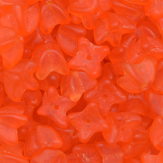 Conta de Vidro Preciosa® Ornela Flor Laranja Matte (90030) 9mm