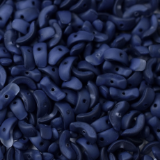 Conta de Vidro Preciosa® Ornela Meia Lua Azul Cristal (36030) 10mm