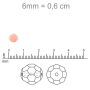 Bola Preciosa art. 451 19 602 Cristal 6mm