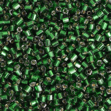 Vidrilho Preciosa® Ornela Verde Transparente (57060) 2x9/0=2,6mm