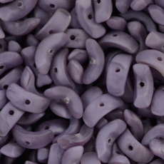 Conta de Vidro Preciosa® Ornela Meia Lua Lilas Mate (26020) 10mm