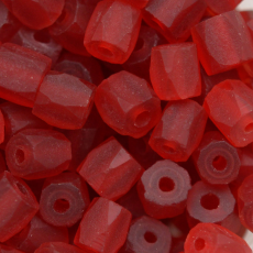 Canutilho Atlas Preciosa® Ornela Vermelho Transparente Mate (90080) 6x6mm