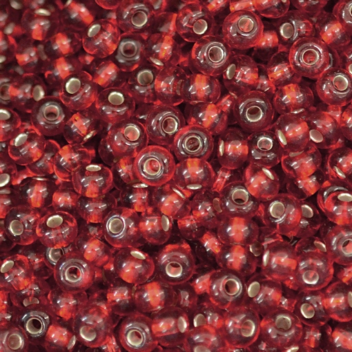 Micanga Preciosa Ornela Vermelho Transparente 97070 60 aprox. 4,1mm