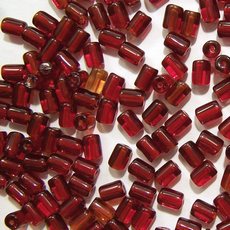 Conta de Vidro Preciosa® Ornela Tubinho Vinho (90100) 6mm