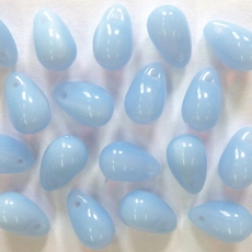 Conta de Vidro Preciosa® Ornela Gota Safira Opaline (31000) 6x10mm