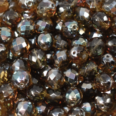 Cristal Preciosa® Ornela Cinza Transparente Metálico (40010) 14mm