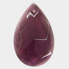 Amêndoa Pingente Cristais Preciosa® art. 390 Ametista 63mm=2,5 polegada