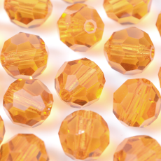 Bola Swarovski® art. 5000 Topaz 4mm