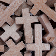 Conta de Madeira Preciosa® Ornela Cruz Nogueira 30x20mm