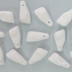 Conta de Vidro Preciosa® Ornela Figa Branco (03000) 15mm