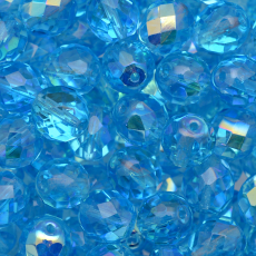 Cristal Preciosa® Ornela Água Transparente Aurora Boreal (60010) 8mm