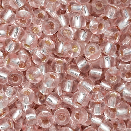Micanga Preciosa Ornela Rosa Solgel Dyed Transparente 07712 60 aprox. 4,1mm