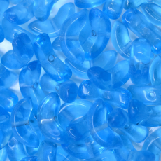 Conta de Vidro Preciosa® Ornela Meia Lua Água Transparente (60010) 8mm