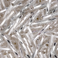 Canutilho Preciosa® Ornela Prata Torcido Transparente (78102) 15mm