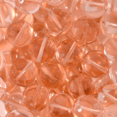 Conta de Porcelana Preciosa® Ornela Rosa Transparente (70110) 3mm