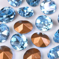 Strass Oval Swarovski® art. 4130/2 Água 12x10mm