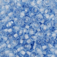 Conta de Vidro Preciosa® Ornela Disco Light Safira Transparente (30030) 4mm