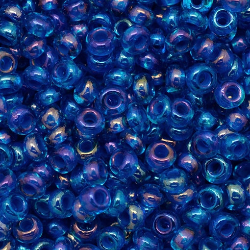 Micanga Preciosa Ornela Azul e Roxo Lined Color Aurora Boreal 64153 90 aprox. 2,6mm