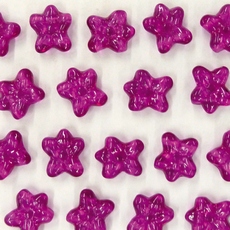 Conta de Vidro Preciosa® Ornela Margarida (2 furos) Fuchsia Transparente (0634) 12x14mm