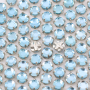 Strass Chaton Rose Engrampado para costura Collection Czech Crystal Agua Prateado SS12 3,00mm