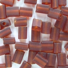 Canutilho Chiclete Preciosa® Ornela Marrom Mate (10140) 5x3mm