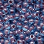 Micanga Preciosa Ornela Azul e Rosa Lined Colorido 61018 50 aprox. 4,6mm
