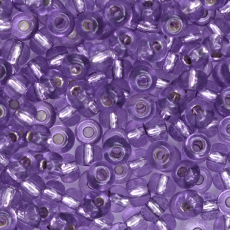 Miçanga Preciosa® Ornela Lilás Solgel Dyed Transparente (08228) 5/0 aprox. 4,6mm