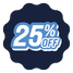 25% OFF - AÇÕES M25